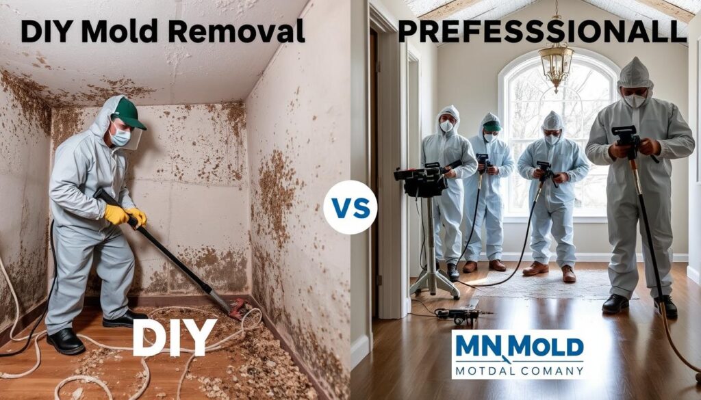 DIY vs Professional Mold Removal