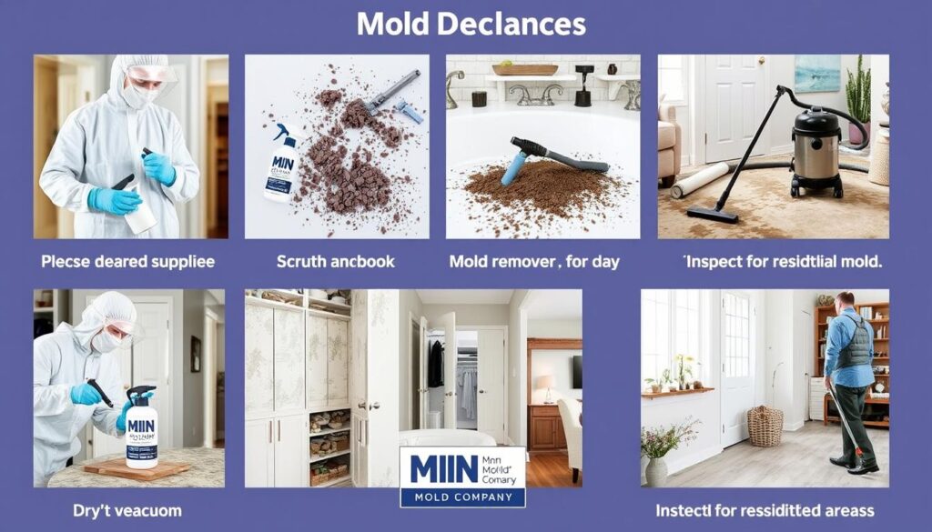 mold cleanup steps