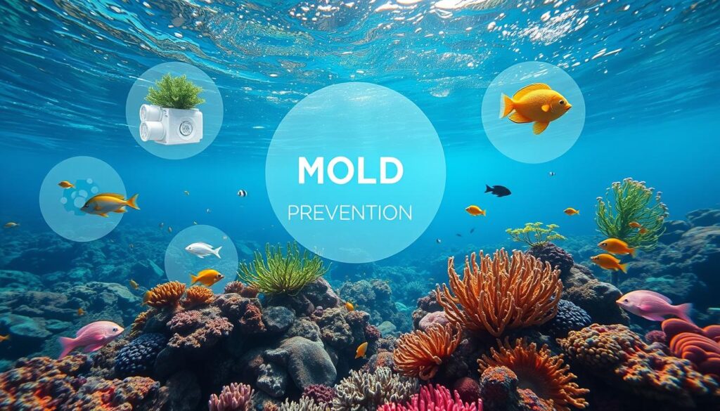 Underwater mold prevention