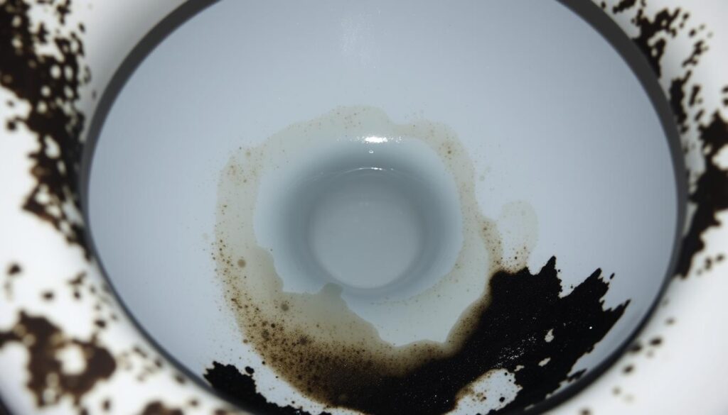 black mold in toilet