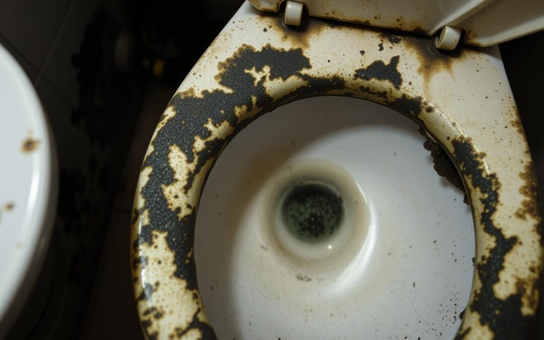 mold in toilet